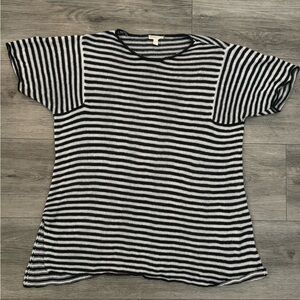 Eileen Fisher Black and White Knit Top